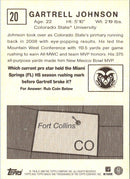 2009 Topps Magic Gartrell Johnson