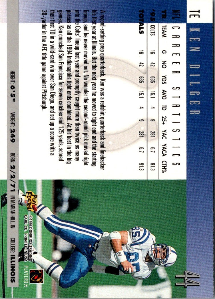1996 Donruss Ken Dilger