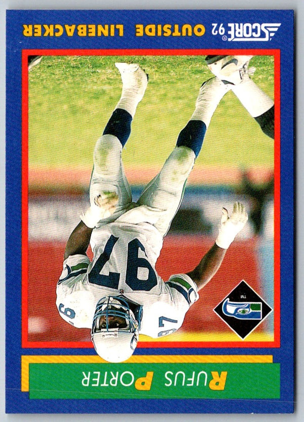 1992 Score Rufus Porter #62