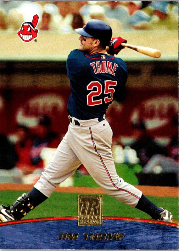 2001 Topps Reserve Jim Thome #30