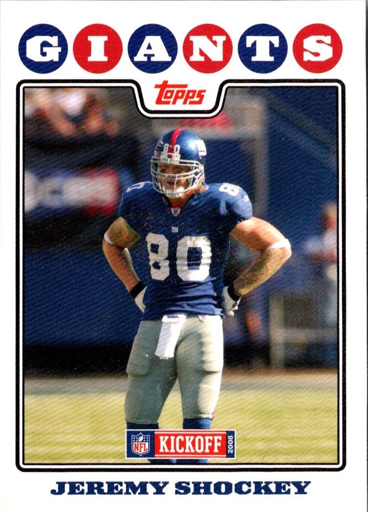 2008 Topps Kickoff Jeremy Shockey