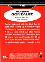 2011 Topps Lineage Adrian Gonzalez #145