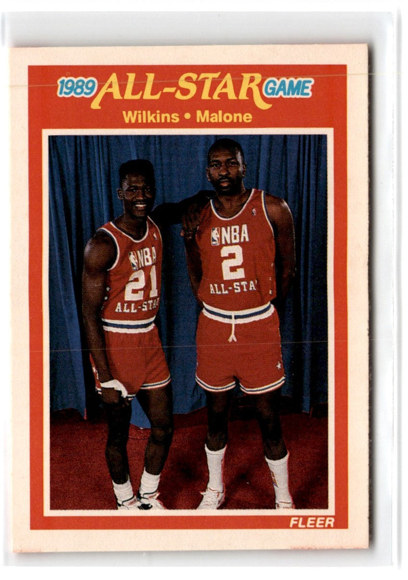 1989 Fleer Dominique Wilkins/Moses Malone