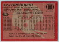 1983 Topps Rick Upchurch #268