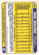 1987 O-Pee-Chee Paul Molitor