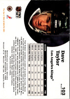 1991 Pro Set NHL Dave Taylor #AC16