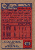 1985 Topps Dave Brown #381