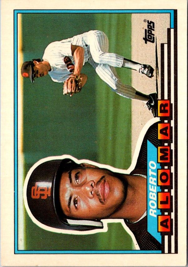 1989 Topps Big Roberto Alomar #102