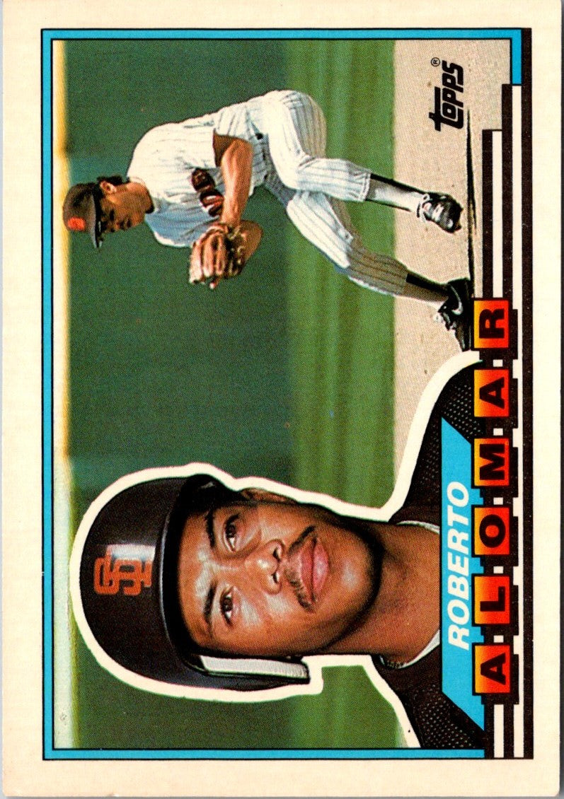 1989 Topps Big Roberto Alomar