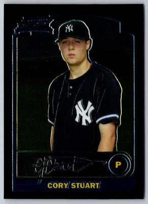 2003 Bowman Chrome Draft Picks & Prospects Cory Stuart #BDP60 Rookie