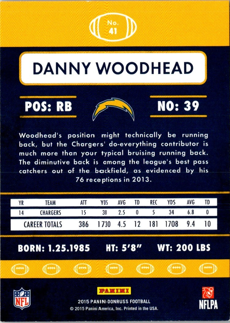 2015 Donruss Danny Woodhead