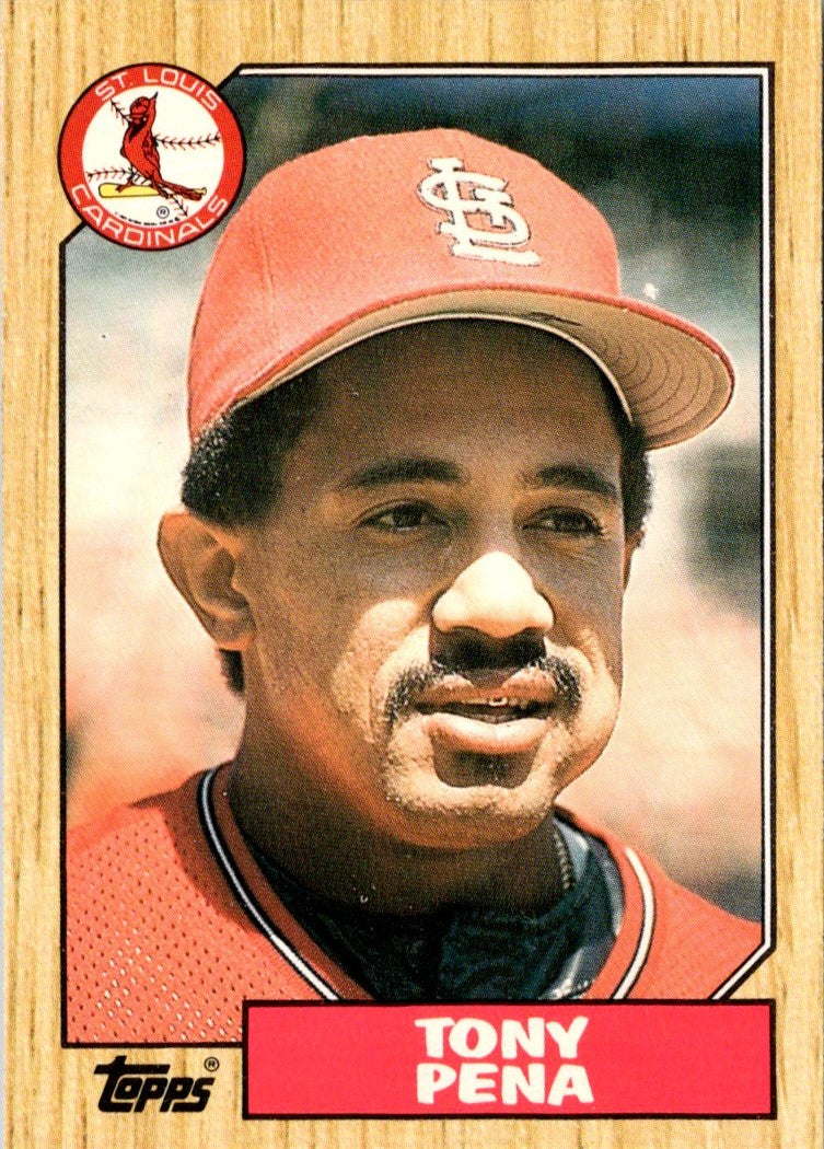 1987 Topps Traded Tony Pena