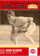 2015 Panini Contenders Old School Colors Mark McGwire