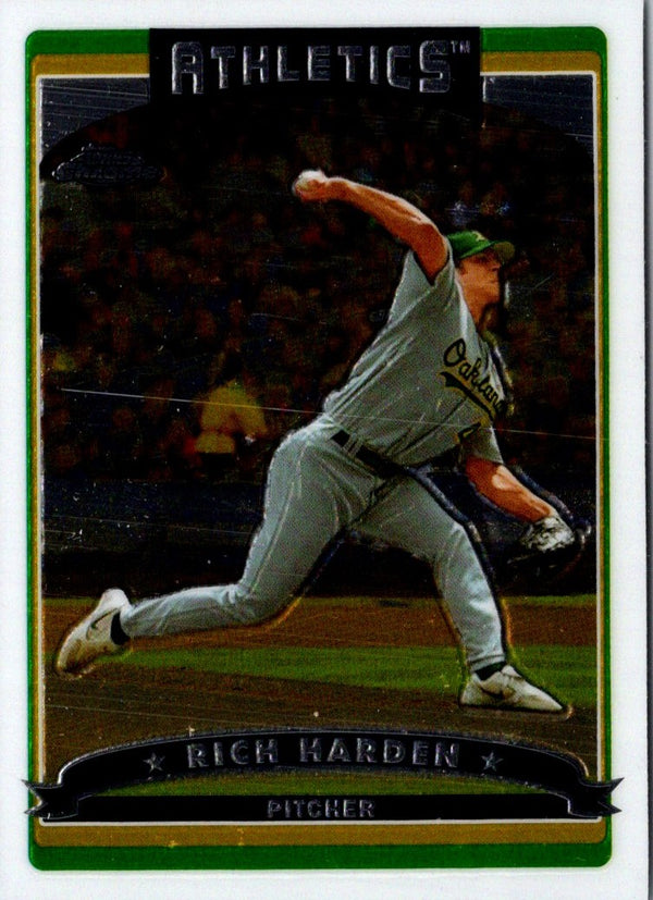 2006 Topps Chrome Rich Harden #181