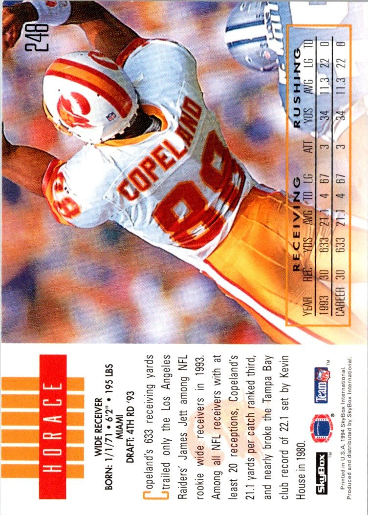 1994 SkyBox Impact Horace Copeland