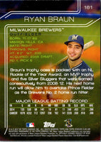 2015 Stadium Club Ryan Braun #161