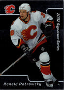 2001 Be a Player Signature Series Ronald Petrovicky