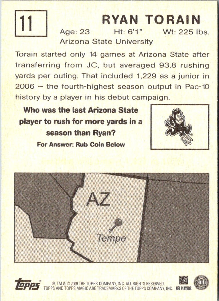 2009 Topps Magic Ryan Torain