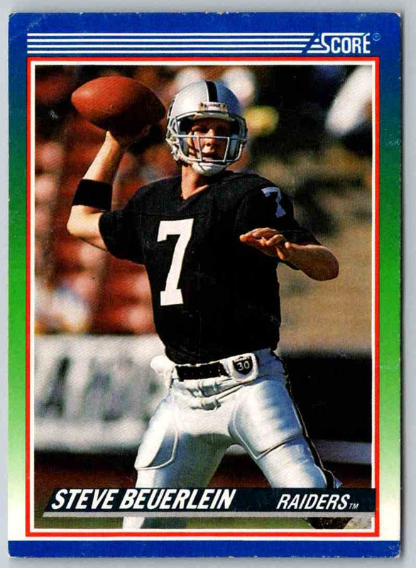 1990 Score Steve Beuerlein #342