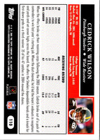 2005 Topps Cedrick Wilson #110