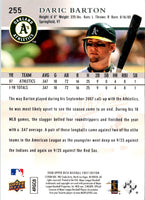 2008 Upper Deck Daric Barton #255 Rookie