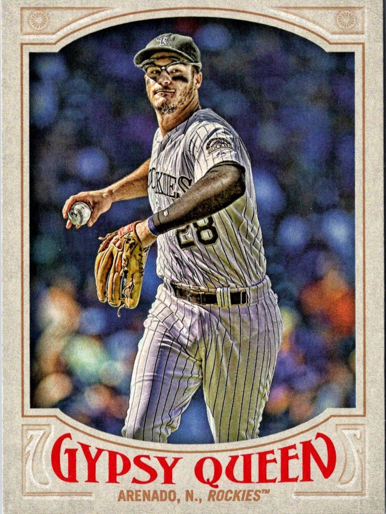 2016 Topps Gypsy Queen Nolan Arenado