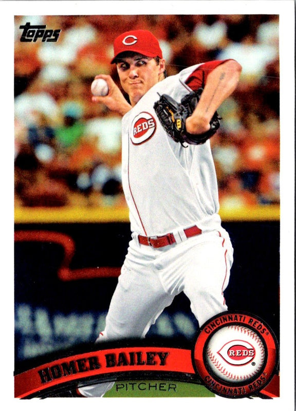 2011 Topps Homer Bailey #508