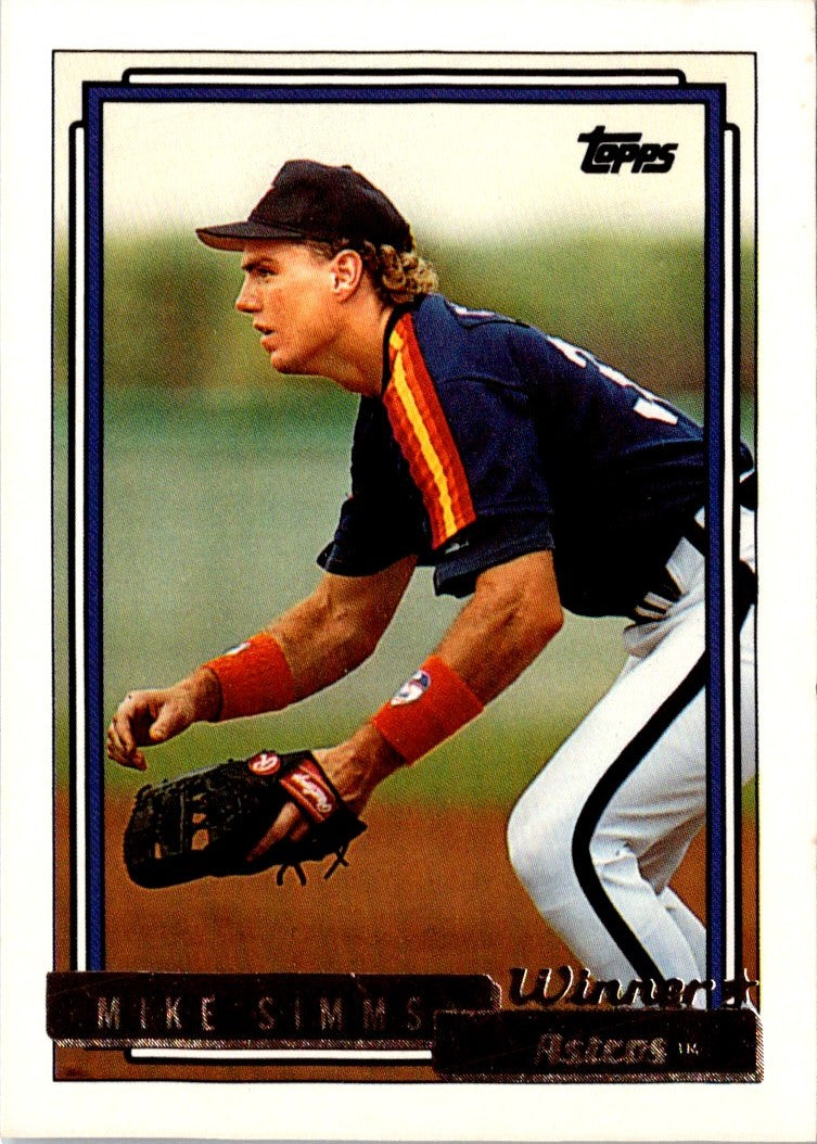 1992 Topps Mike Simms