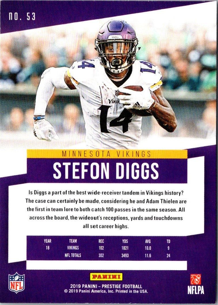 2019 Panini Prestige Stefon Diggs