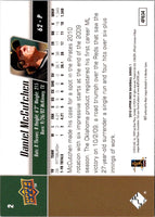 2010 Upper Deck Daniel McCutchen #2 Rookie