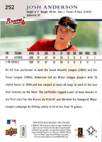 2008 Upper Deck Josh Anderson #252 Rookie
