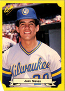 1987 Classic Update Yellow/Green Backs Juan Nieves