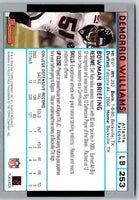 2004 Bowman Demorrio Williams #253 Rookie