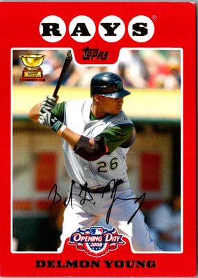 2008 Topps Opening Day Delmon Young #74