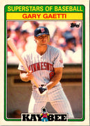 1988 Topps Kay-Bee Superstars of Baseball Gary Gaetti