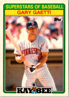 1988 Topps Kay-Bee Superstars of Baseball Gary Gaetti #11