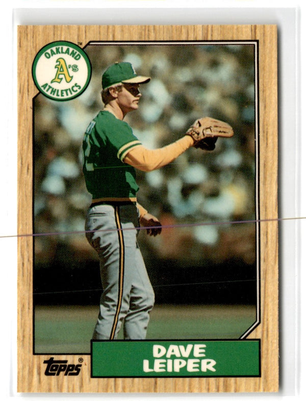 1987 Topps Tiffany Dave Leiper #441 Rookie