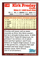1994 Topps Kirk Presley #740 Rookie