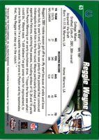 2002 Topps Chrome Reggie Wayne #63