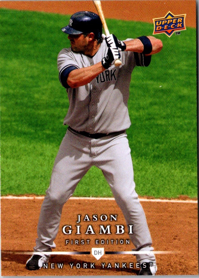 2008 Upper Deck Jason Giambi