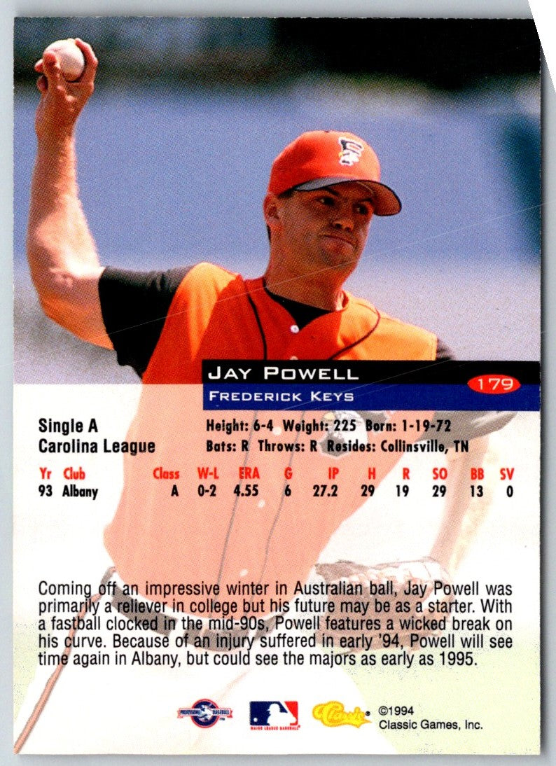 1994 Classic Jay Powell