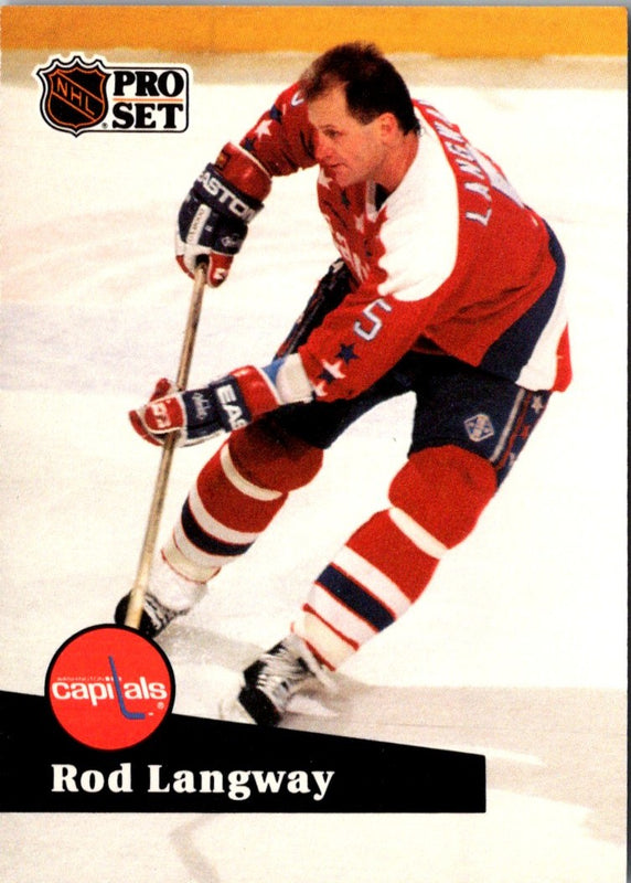 1991 Pro Set Rod Langway #259