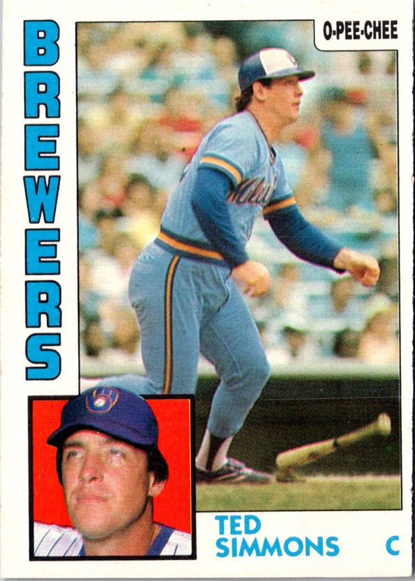 1984 O-Pee-Chee Ted Simmons #122