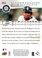2008 Upper Deck Wladimir Balentien #253