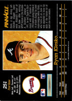 1993 Pinnacle Ryan Klesko #251