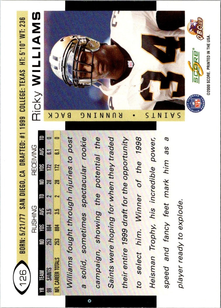 2000 Score Ricky Williams