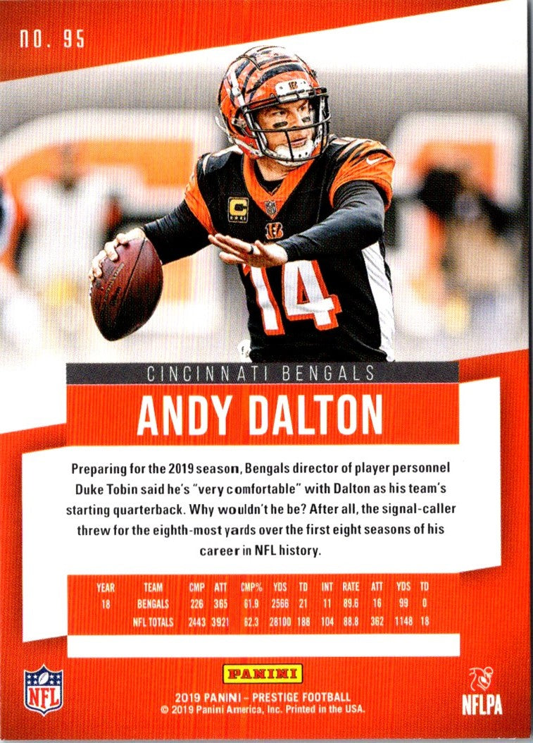 2019 Panini Prestige Andy Dalton