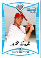 2008 Bowman Prospects Matt Rizzotti #BP87