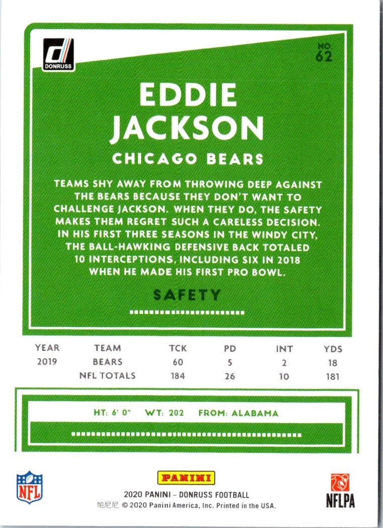 2020 Donruss Eddie Jackson