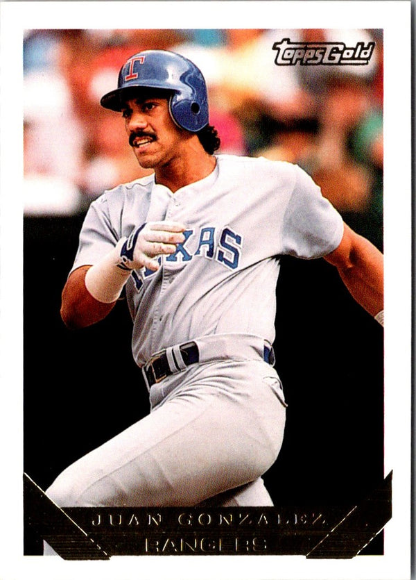 1993 Topps Gold Juan Gonzalez #34